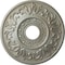 Ekena Millwork Valletta Ceiling Medallion (Fits Canopies up to 3 1/2"), 18"OD x 3 1/2"ID x 1"P, Flash Gold CM18VLFLS - alternate 1